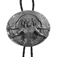 Indian Spirit Antiqued Bolo Tie